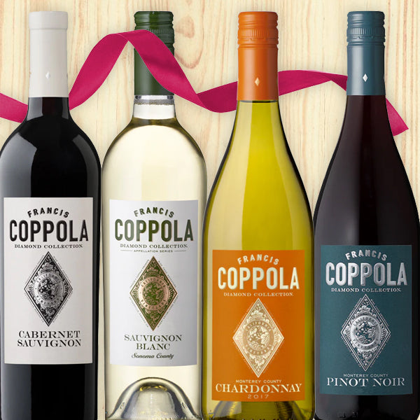 Francis Coppola Diamond Collection - 4 bottles - Gift Package