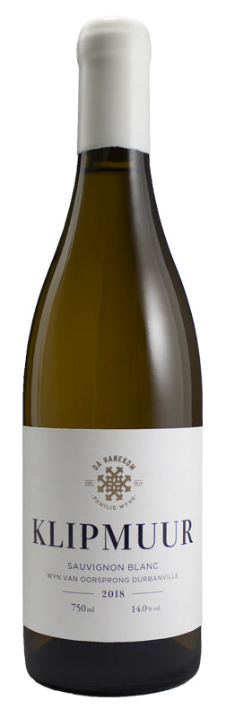 Hanekom Klipmuur Sauvignon Blanc 2018